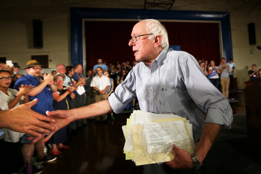  To fund his presidential campaign, Senator Bernie Sanders has relied on tens of thousands of donors whose average gift is $31.30. Credit Cheryl Senter/Associated Press 